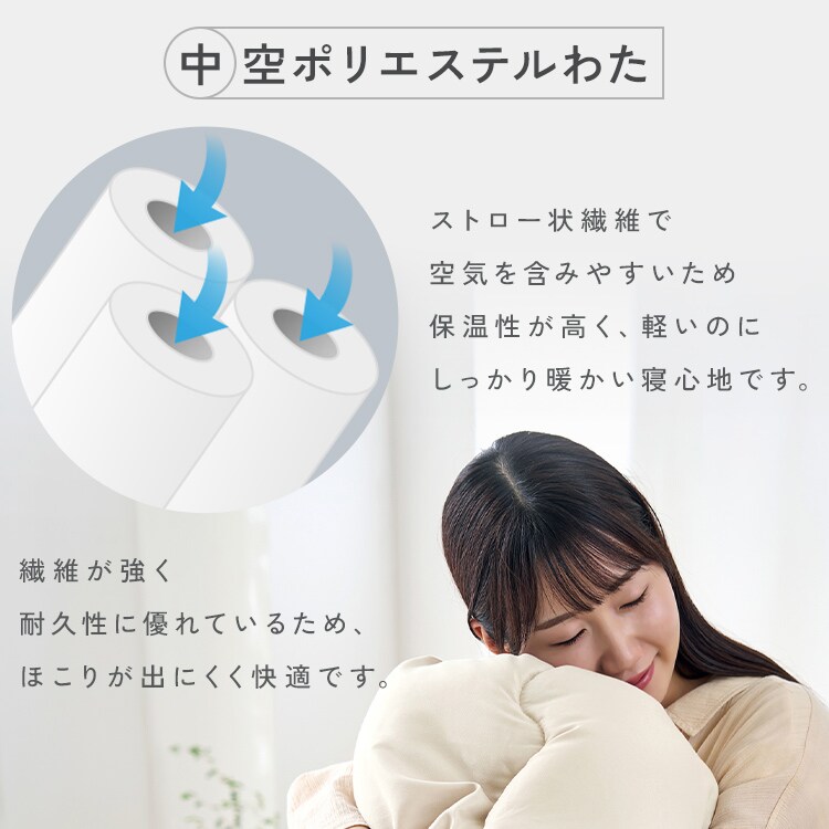 ベッド用布団3点セット S KFS-B3S ホワイト【前払い不可】【代引き不可