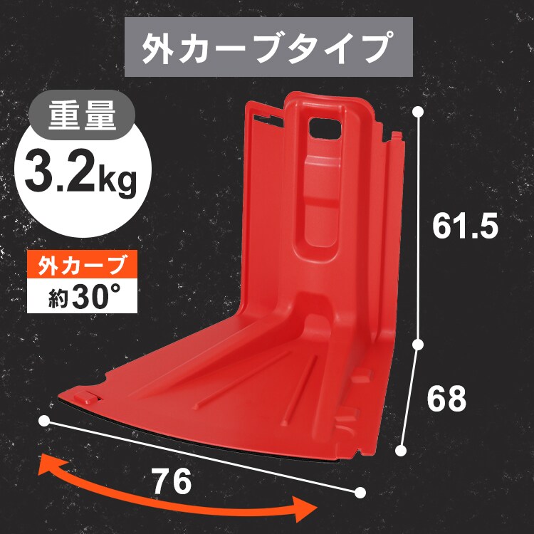 止水板 ストレートタイプ FCB-61L レッド 113845 │アイリスオーヤマ