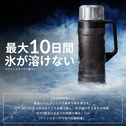 真空断熱マグボトル 最大80時間保冷 /最大60時間保温 1900ml HSB-1900_2