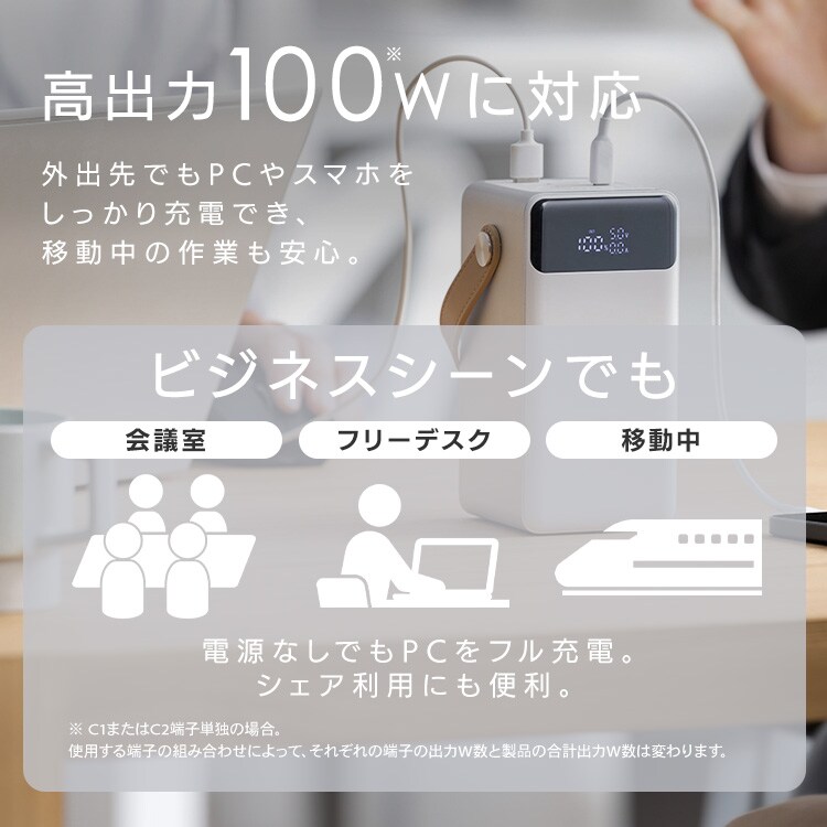 モバイルバッテリー 持ち運び充電器 大容量 60000mAh バッテリー