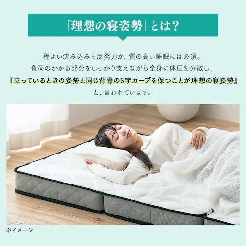 �炭�炭���ʃ}�b�g���X PMTS-B-16S �z���C�g_11