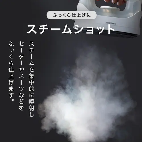 コードレススチームアイロン IRN-CL20C-W ホワイト_7