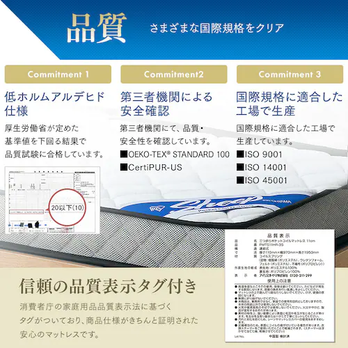 �O�܂�|�P�b�g�R�C���}�b�g���X 11cm PMTS11HR-3S �z���C�g_12