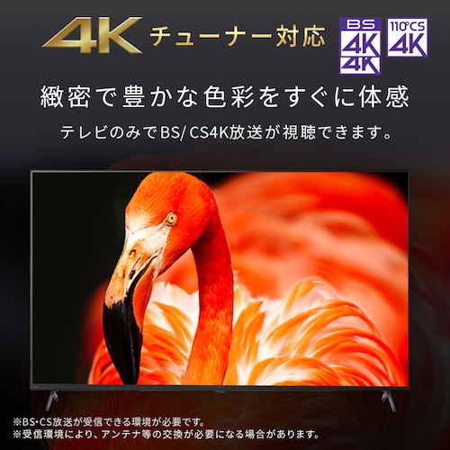 4K スマート液晶テレビ 55V型 LT-55UGX-G1 ブラック_3