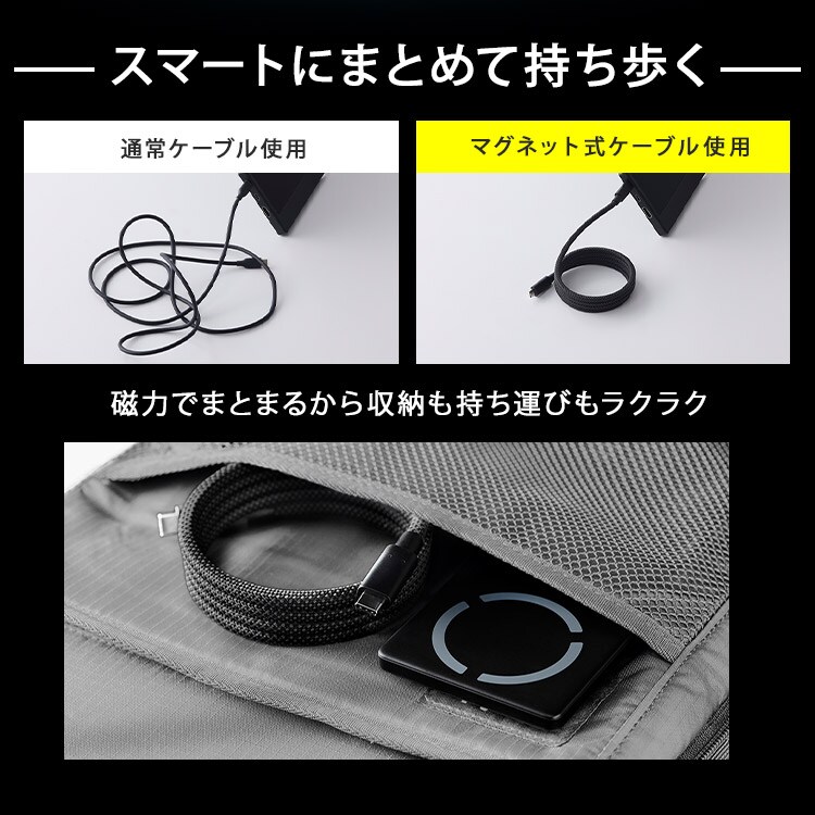 ポータブルモニター 15.6インチ DP-GF166S-B ブラック 115444