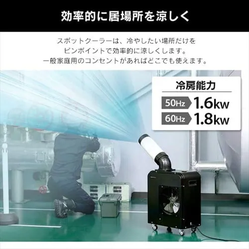 スポットクーラー 1.8kw ISAC-0802-B_1