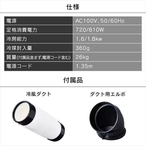 スポットクーラー 1.8kw ISAC-0802-B_10