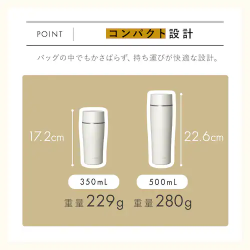 飲み物の味が変わりにくい♪ セラミックコーティングマグボトル 500ml CMSS-500 ブラック_6