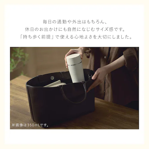飲み物の味が変わりにくい♪ セラミックコーティングマグボトル 500ml CMSS-500 ブラック_7