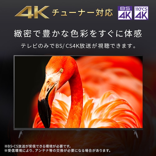 4K スマート液晶テレビ 50V型 LT-50UGX-G1 ブラック_3