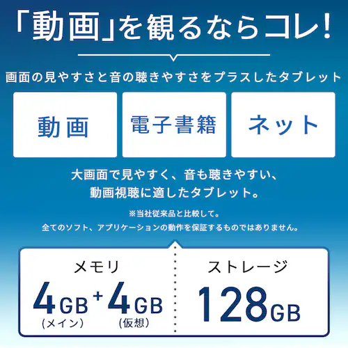 タブレット 11インチ 128GB メインメモリ4GB 8コア LUCA TM12F8W74-KV1H グレー_1