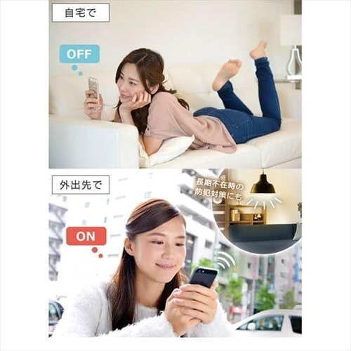 GoogleHomeMini �`���[�N GA00210-JP�{LED�d�� E26 �L�z�� 60�`���� RGBW���F �X�}�[�g�X�s�[�J�[�Ή� LDA10F-G/D-86AITG_9