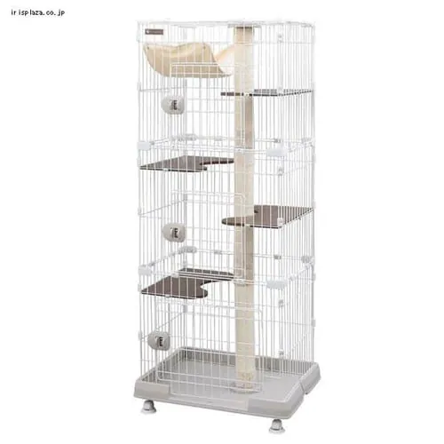 【6点セット】ネコのトイレ390 + キャットケージ 3段 + 猫の砂 7L + ペットディッシュ + ペット用給水ボトル レギュラーサイズ(犬・猫用) + ペット用消臭剤 400ml_3