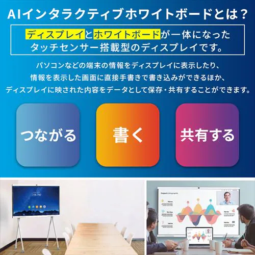 インタラクティブホワイトボードS 65インチ スタンドセット【代引き不可】_3