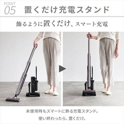 アタッチメント5点セット】掃除機 コードレス サイクロン 自走式