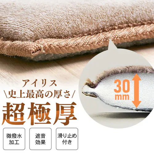 【2畳】抜染クッションラグ ホットカーペットセット ACRB−1818+HC−IR200 全4色_4