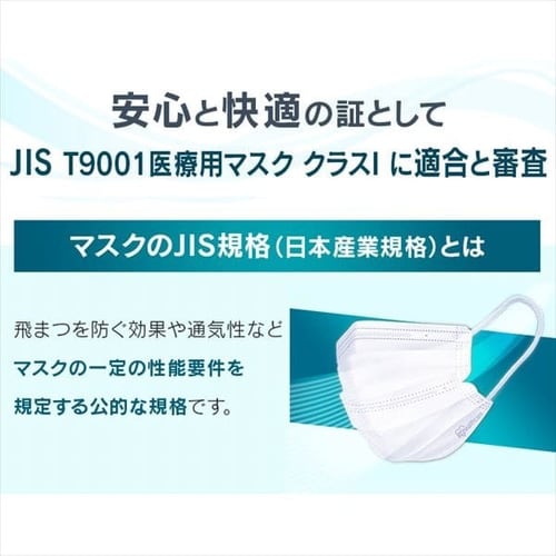 30枚】 ナノエアー マスク 医療用 ふつうサイズ プリーツタイプ