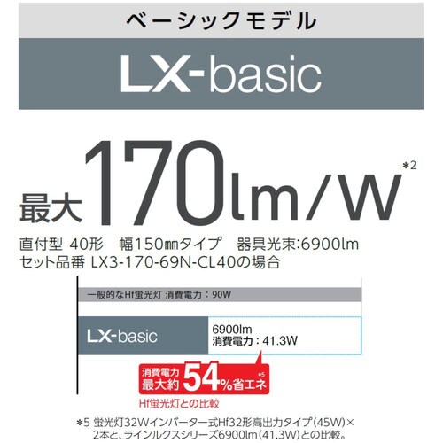 �y�H���K�v�z���C�����N�X���t LX3-170-69N-CL40W_4