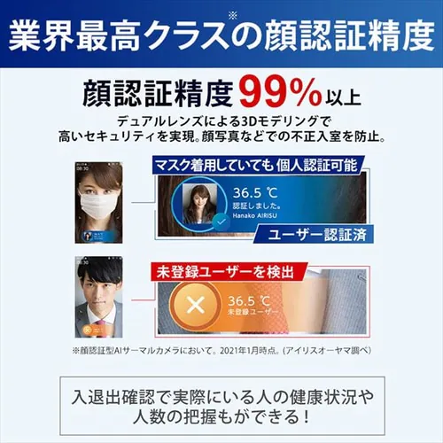 AIサーマルカメラPRO カウンタースタンドセット IRC-F1672DX_9