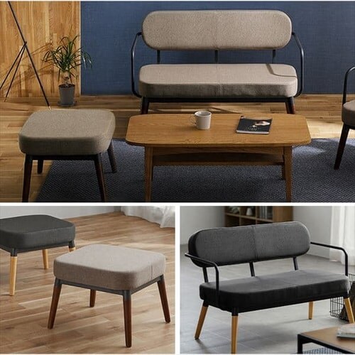 �y2�_�Z�b�g�z�\�t�@ 2�l�|���X�`�[���t���[���\�t�@�{�I�b�g�}�� �Z�b�g MSS �_�[�N�O���[_3