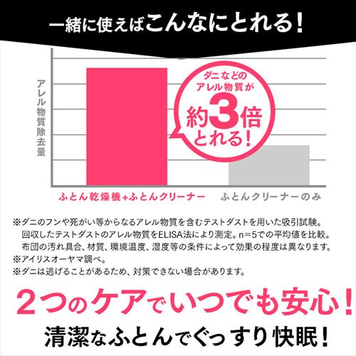 2点セット】 布団クリーナー たたき毎分6000回 IC-FAC2 ふとん乾燥機