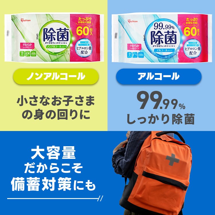 ノンアルコール】お試しセット ウェットティッシュ 1925808 │アイリス