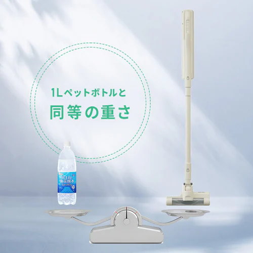 【アタッチメントセット】 MagiCaleena 掃除機 紙パック式 置くだけ充電 紙パック付き SBD-201P-HC+MTS29 グレージュ_4