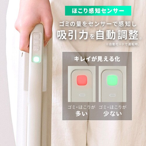MagiCaleena 掃除機 紙パック式 置くだけで充電 紙パック付き SBD-201P