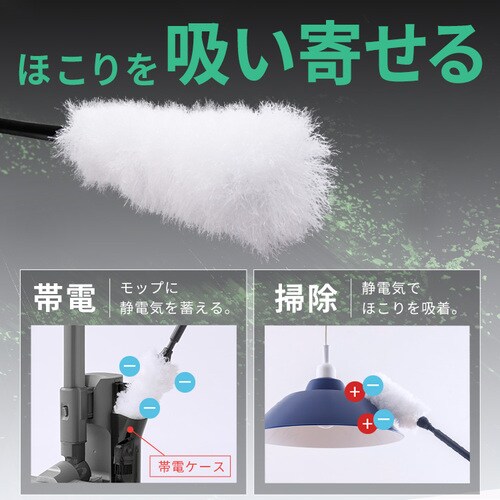 MagiCaleena 掃除機 紙パック式 置くだけで充電 紙パック付き SBD-201P