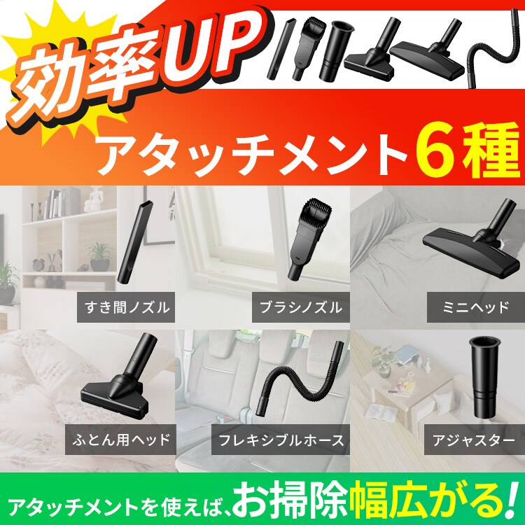 MagiCaleena 掃除機 紙パック式 置くだけで充電 紙パック付き SBD-201P