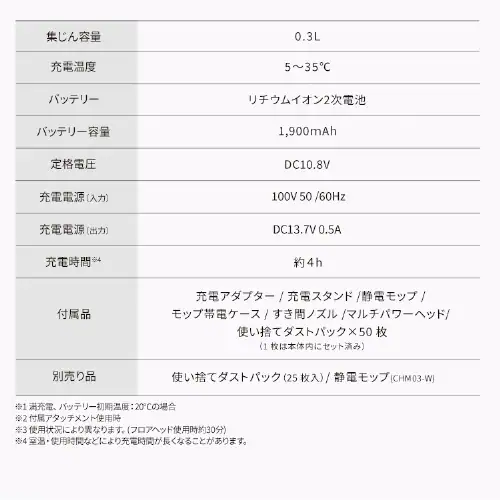 【マルチパワーヘッド付】 MagiCaleena 掃除機 紙パック コードレス 自走式 置くだけで充電 SBD-T2P-HC グレージュ_21