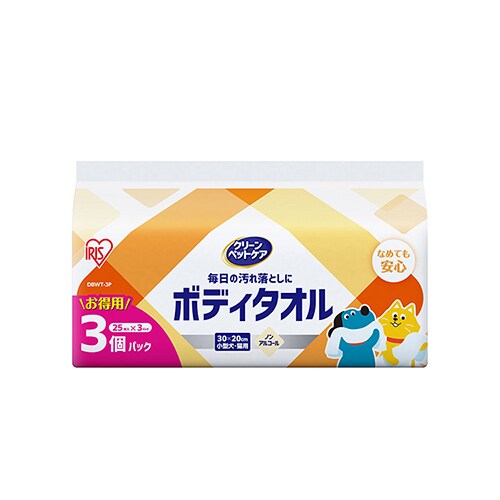 375枚】ペット用ボディタオル3P×5セット 1922320 │アイリスオーヤマ