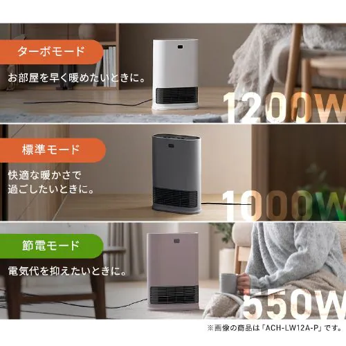 �Z���~�b�N�q�[�^�[ �啗�� W�Z���T�[ �ȃG�l KCH-LW121-W �z���C�g_9