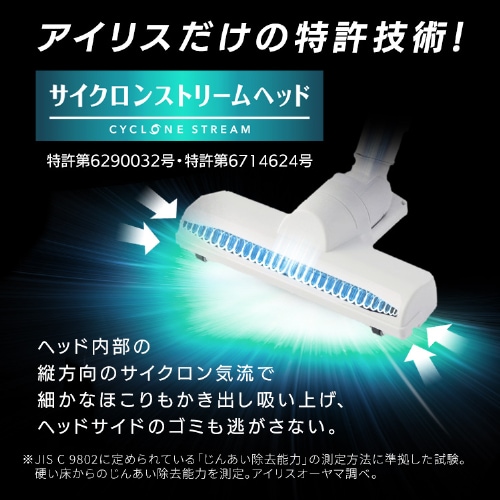 掃除機 コードレス サイクロン Type-C対応 最軽量 SCD-220-W ホワイト