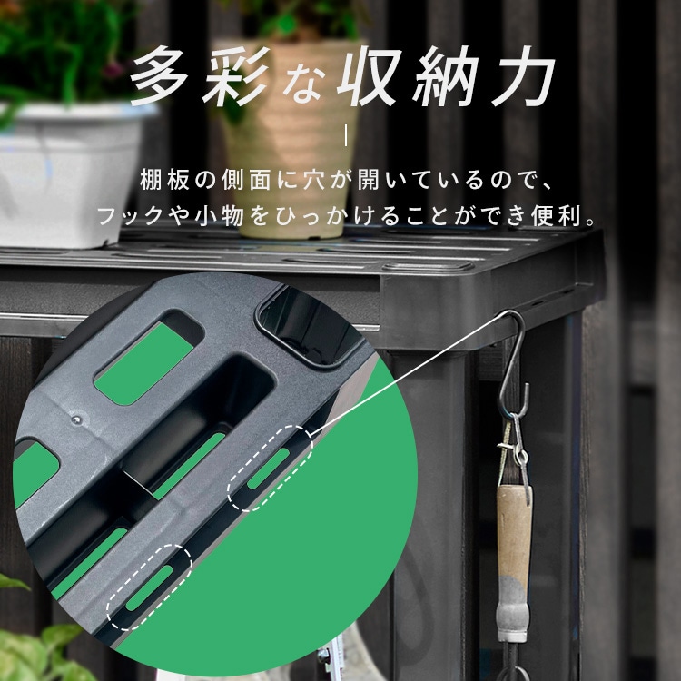 プラスチックラック プララック ブラック 4段 幅約91cm PLR-9144