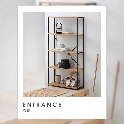 スリムラック HSR-625 ナチュラル/ブラック_9