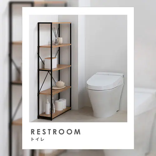 スリムラック HSR-625 ナチュラル/ブラック_11