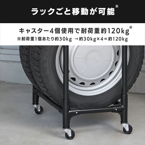 キャスター4個セット　ゴムタイヤ　タイヤ外径約200mm　 HC3.00-4PK 台車用エアータイヤ 固定キャスター タイヤサイズ3.00-4 4