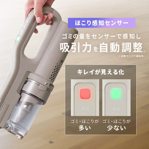 MagiCaleena 掃除機 コードレス サイクロン式 ゴミ回収ドック付き