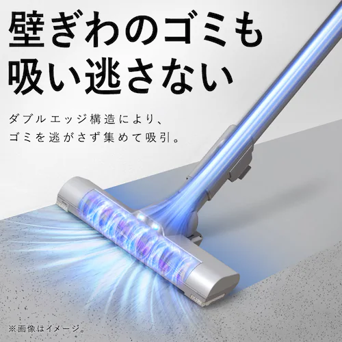掃除機 充電式サイクロンスティッククリーナー コードレス ゴミ回収ドック付き SCD-124PD-NH ノルディックグレー_13