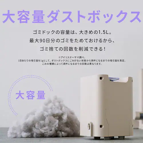 MagiCaleena 掃除機 コードレス サイクロン式 ゴミ回収ドック付き