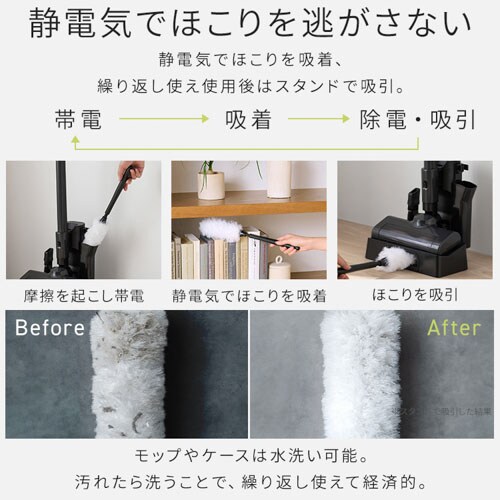 掃除機 コードレス サイクロン 自走式 SCD-185PM-WH ホワイト 207163