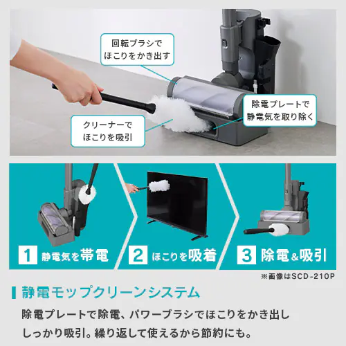�[�d���T�C�N�����X�e�B�b�N�N���[�i�[SUUZE SCD-U2P-H �O���[�mB�n_5