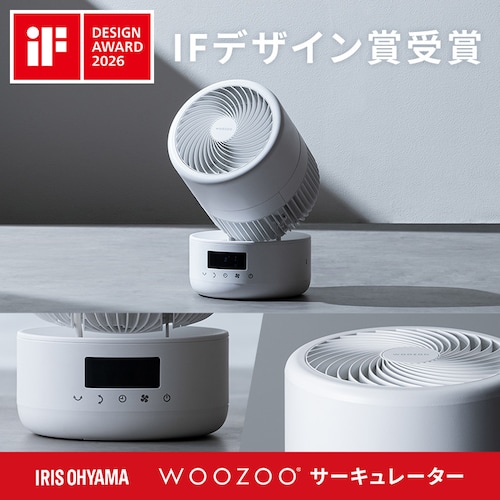 �y�����ې􂢁z�T�[�L�����[�^�[ 32�� DC���[�^�[ �㉺���E��U�� PCF-CD15TECA-W �z���C�g_2