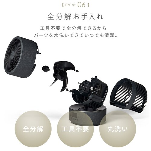 �y�����ې􂢁z�T�[�L�����[�^�[ 40�� DC���[�^�[ �㉺���E��U�� KCF-CDP18TEC1 �u���b�N_7