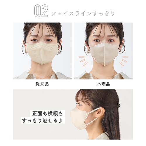 �y10���zFASHIONABLE MASK ���� �ӂ��T�C�Y 10���� RN-FA10SUF �y�[���x�[�W���~�{���h�[�y������s�z_6