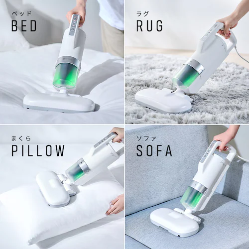 布団クリーナー ふとん掃除機 コード式 たたき毎分13000回 毛取りヘッド FCA-31PZ1-W ホワイト_14