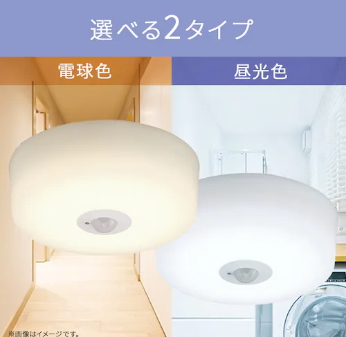 小型シーリング 600lm 昼光色 人感有り SCL6D-MS-H_4