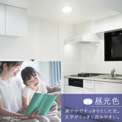 小型シーリング 600lm 昼光色 人感有り SCL6D-MS-H_6