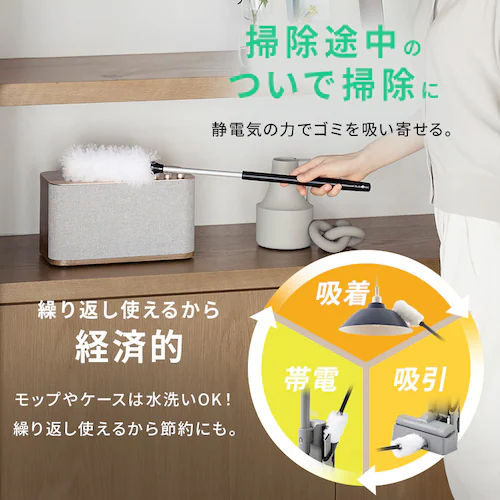 【セット】MagiCaleena 紙パッククリーナー SBD-202P-H グレー マルチツールセット_15